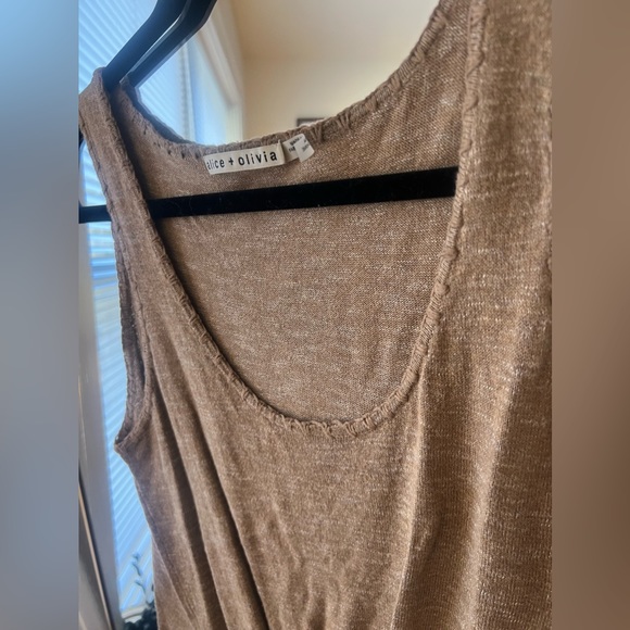 Alice + Olivia Knitted Tie Tank - Picture 2 of 3